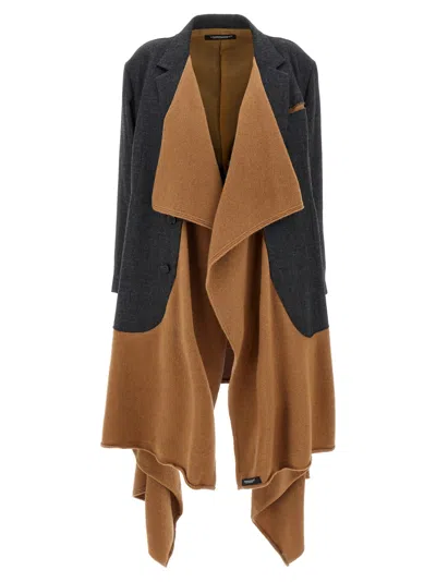 UNDERCOVER MULTICOLOR SHAWL BLAZER