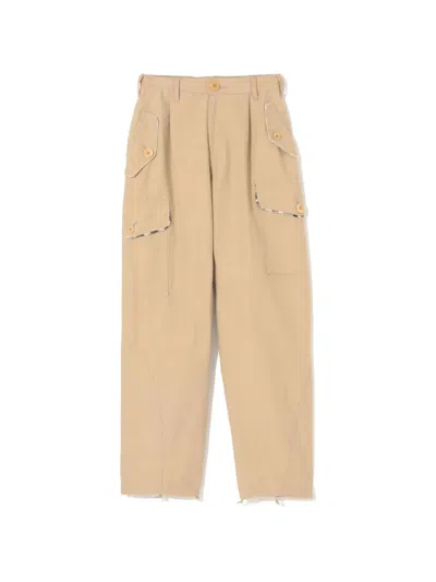 Undercover Multi-pocket Cargo Pants In Neutral