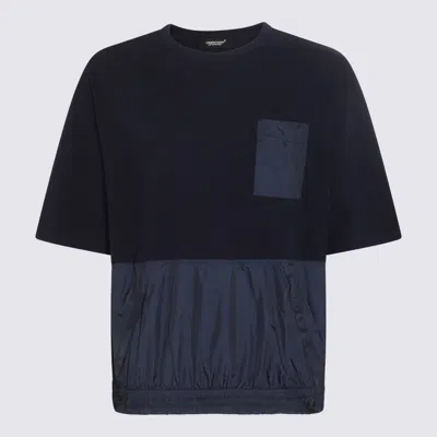 Undercover Navy Blue Cotton T-shirt In Multicolor
