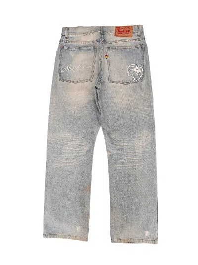 Pre-owned Undercover Nesta Brand Distress Faded Clawmark Jeans  Style