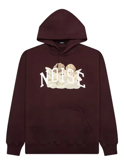Undercover Noise Angel-print Hoodie In Brown