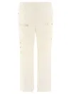 UNDERCOVER NYLON CARGO TROUSERS WHITE