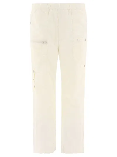 UNDERCOVER NYLON CARGO TROUSERS WHITE