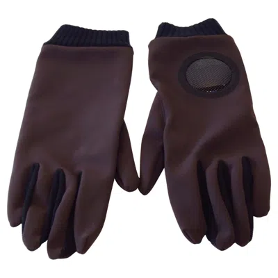 Pre-owned Undercover Nylon Gloves In Black