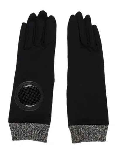 Pre-owned Undercover Nylon Winter Gloves In Black