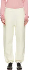 Undercover Off-white Champion Edition Uc1e4511 Sweatpants In Ivory