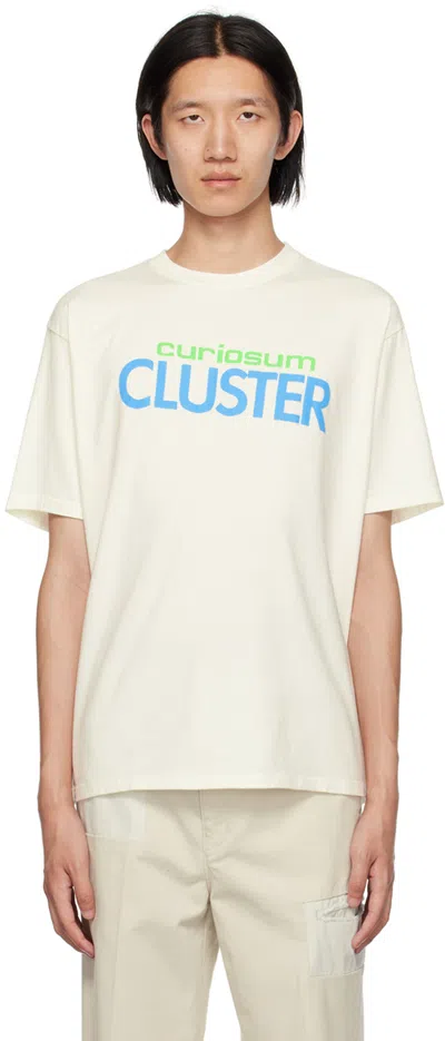 Undercover Off-white 'curiosum' T-shirt In Off White