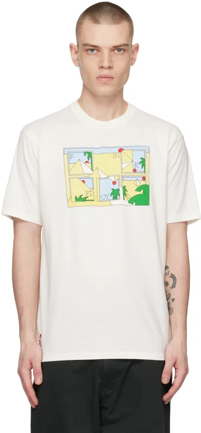 Undercover Off-white Printed T-shirt In Ivory