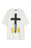 UNDERCOVER UNDERCOVER OVERSIZE GRAPHIC T-SHIRT