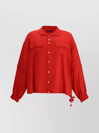 Undercover Oversized Shirt Drawstring Hem