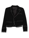Undercover Paillette-embellished Blazer In Black
