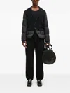 Undercover Panelled Drawstring Trousers In Black