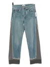 Undercover Panelled Jeans In Blue