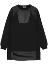 Undercover Panelled Sweatshirt In Black