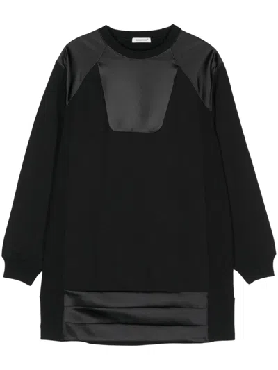 Undercover Panelled Sweatshirt In Black