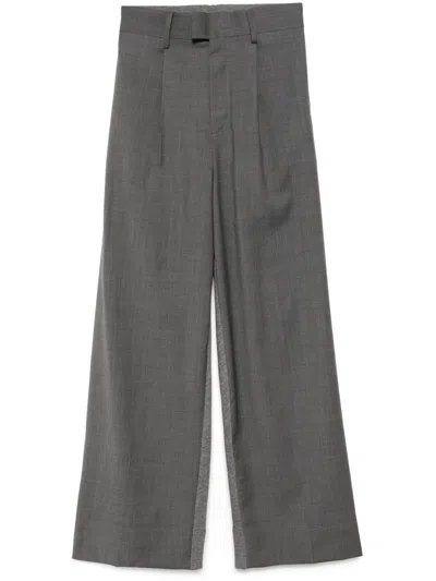 Undercover Panelled Trousers In Grey