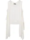 Undercover Panelled Vest In Neutrals