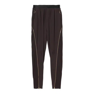 Undercover Pants With Zipper Trim In Brown