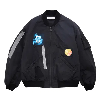 Pre-owned Undercover Patch Bomber Jacket 'black' | Men's Size 4