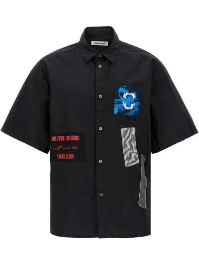 Undercover Patch-embellished Shirt In Black