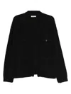 Undercover Patch Pockets Cardigan In Black