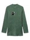 Undercover Jacquard Patch Knitwear In Green
