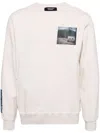 Undercover Patch Sweater In Nude