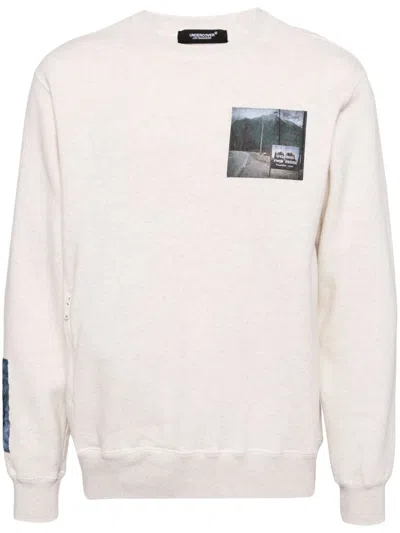 Undercover Patch Sweater In Nude