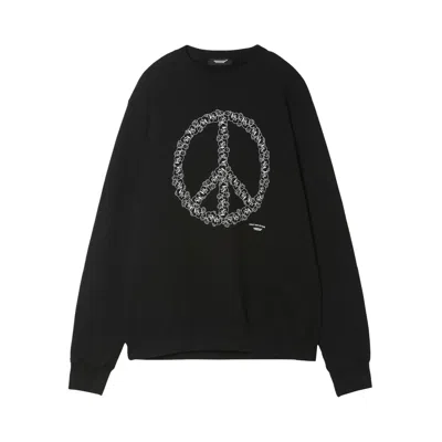Pre-owned Undercover Peace Sign Sweatshirt 'black' | Men's Size 5