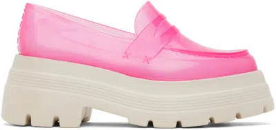 Undercover Pink Melissa Edition Royal High Loafers In Ax572
