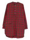 Undercover Plaid Pocket Shirt In Red