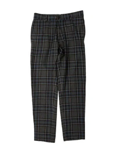 Pre-owned Undercover Plaid Print Pants In Multi