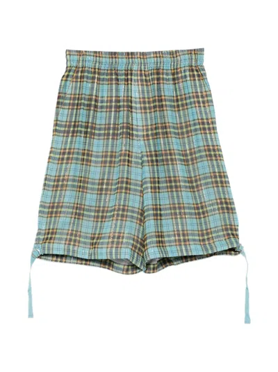 Undercover Plaid Shorts In Gray