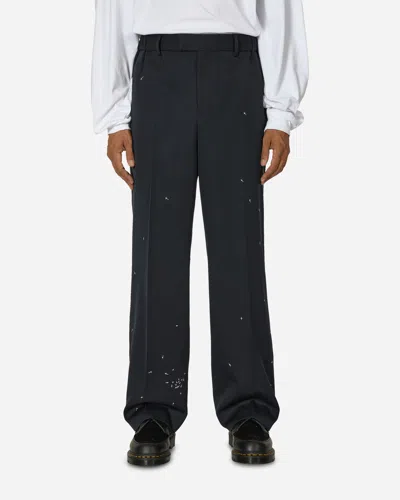 Undercover Pleated Pants Dark Navy In Blue