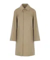 Undercover Pleated Trench Coat In Nude