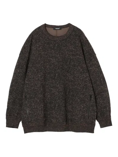 Undercover Pocket Zip-detail Sweater In Green