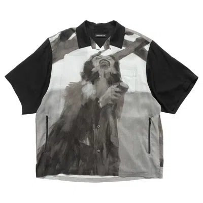 Pre-owned Undercover Print Polo Shirt 'grey' | Men's Size 5