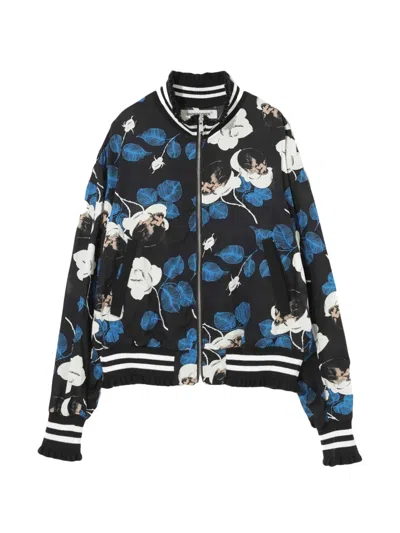 Undercover Printed Blouson Flower Blue
