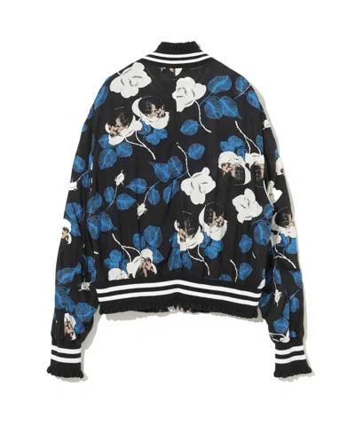 Undercover Printed Blouson Flower Blue