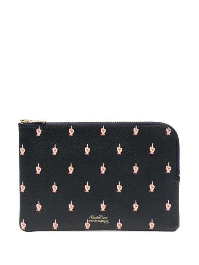 Undercover Printed Clutch Bag