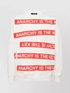 Undercover Anarchy Is The Key Cotton Fleece Sweatshirt In White