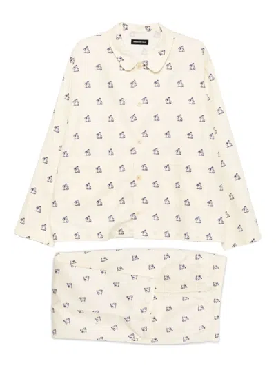 Undercover Printed Pajama Sets In Neutral
