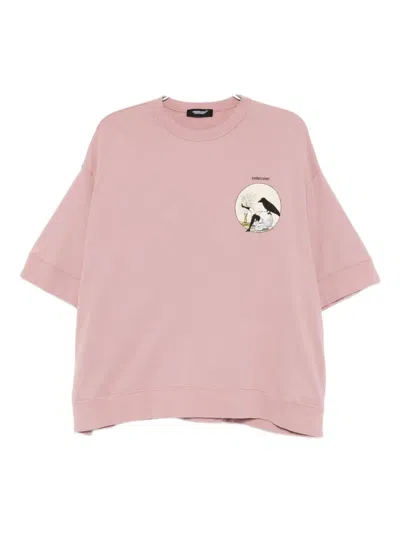 Undercover Printed Sweatshirt In Pink