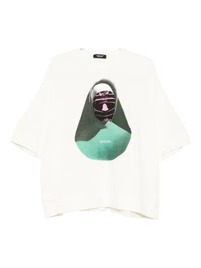 Undercover Printed Sweatshirt In White