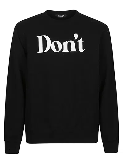 Undercover Printed Sweatshirt In Black