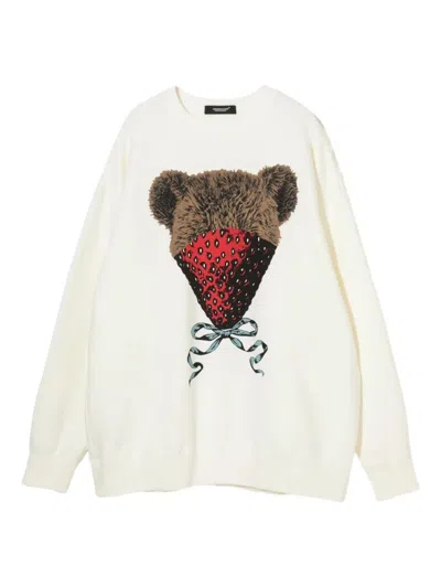 Undercover Printed Sweatshirt In Neutral