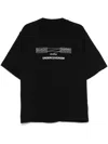 Undercover Boxy Black Short-sleeve T-shirt With Graphic Print