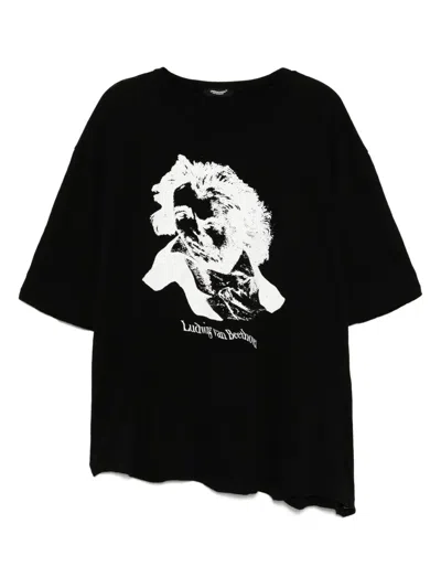 Undercover Printed T-shirt In Black