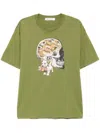 Undercover Printed T-shirt In Green