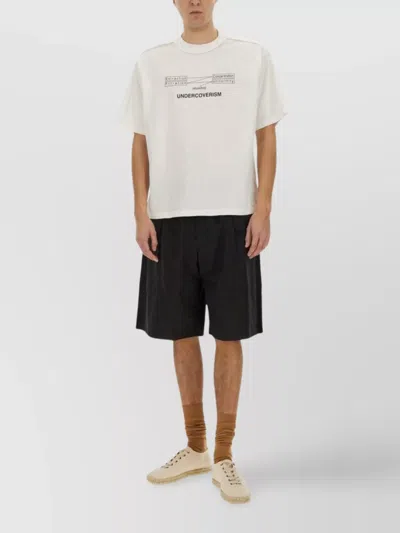 UNDERCOVER PRINTED T-SHIRT WITH BACK SEAM DETAIL